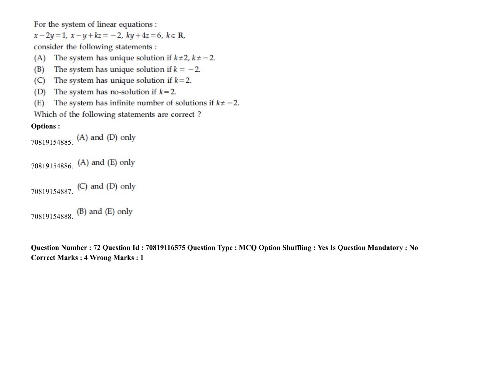 JEE Mains 2021: BTech EA  (Shift 2) 24-02-2021 Question Paper - Page 89