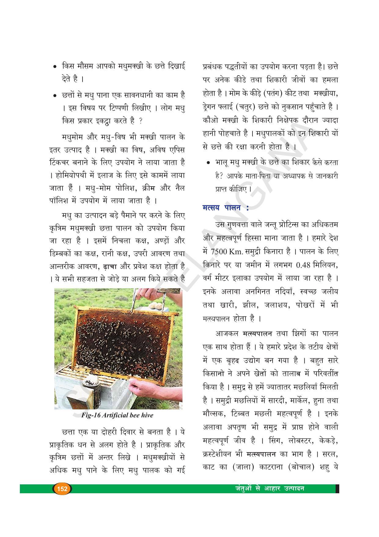 TS SCERT Class 8 Biological Science (Hindi Medium) Text Book - Page 164