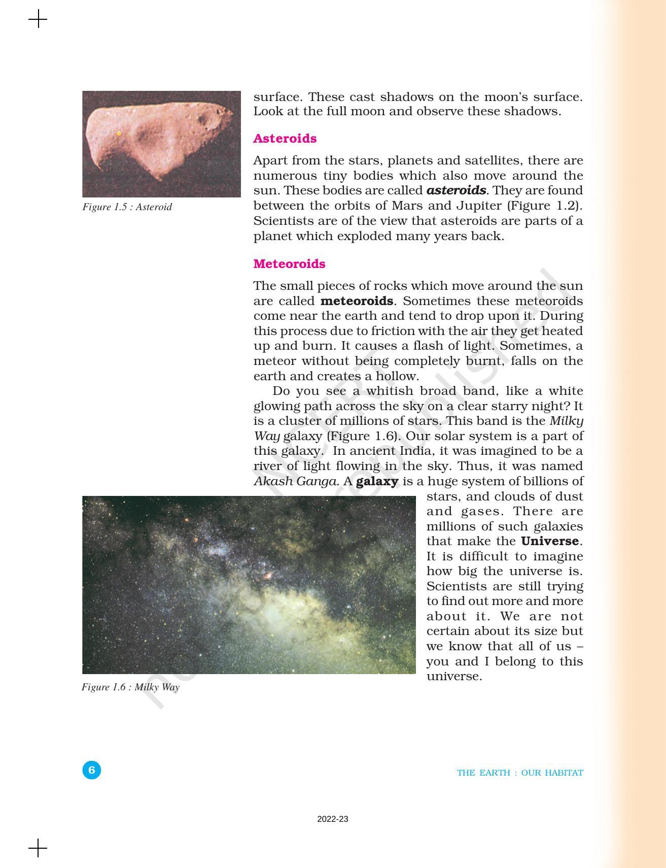 NCERT Book for Class 6 Social Science(Geography) Chapter 1The Earth