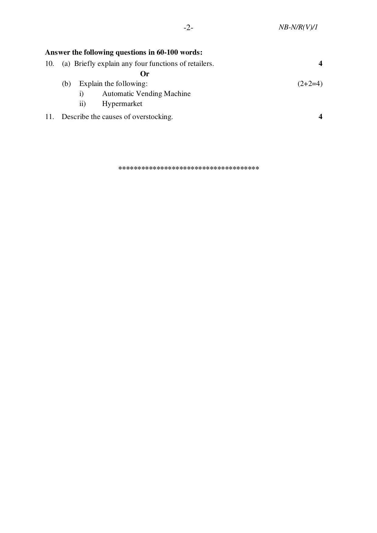 NBSE Class IX Final Examination 2023 Phase 1 Question Paper (All Subjects) - Page 45