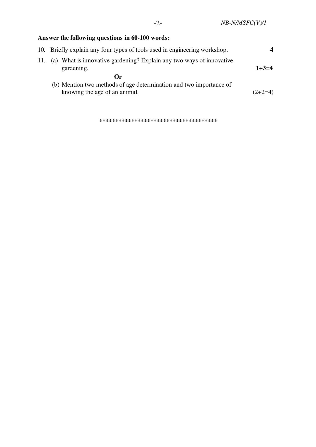 NBSE Class IX Final Examination 2023 Phase 1 Question Paper (All Subjects) - Page 52