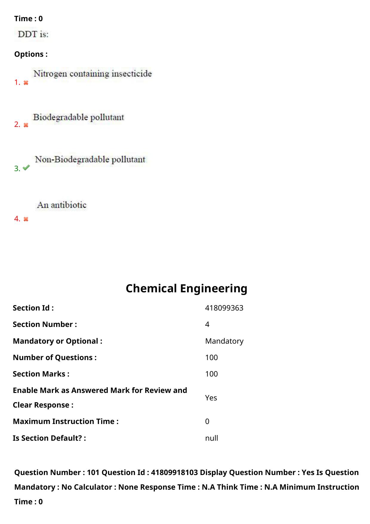 AP ECET 2023 Chemical Engineering  Question Paper - Page 66