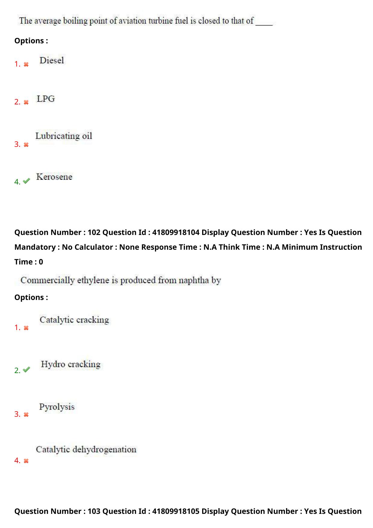 AP ECET 2023 Chemical Engineering  Question Paper - Page 67