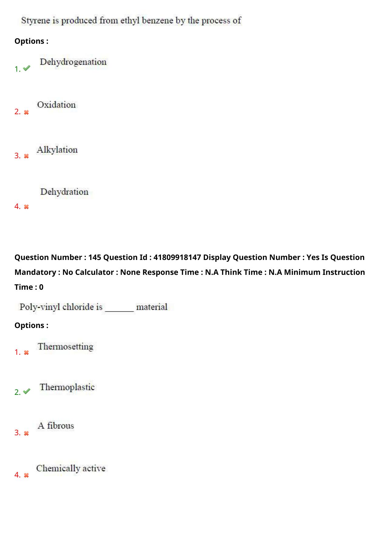 AP ECET 2023 Chemical Engineering  Question Paper - Page 91