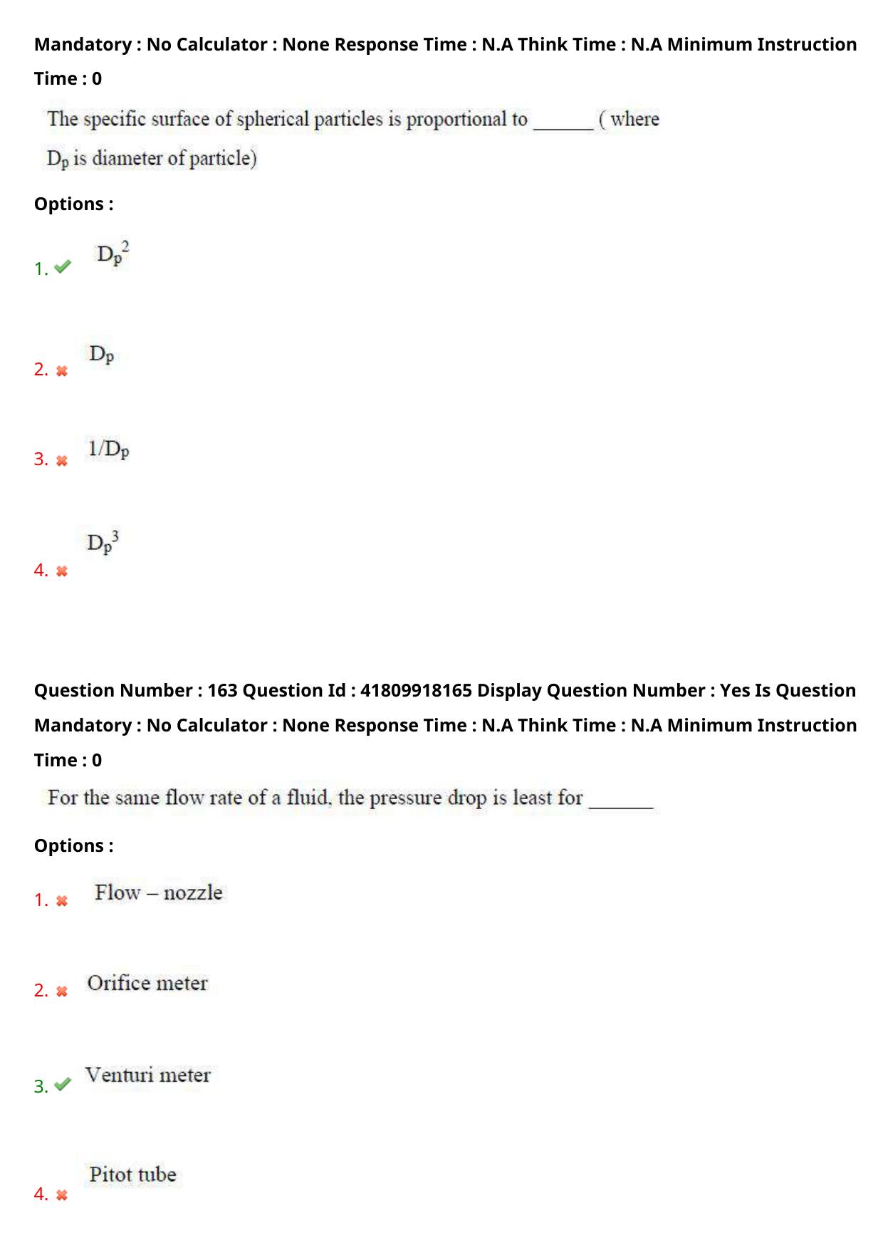 AP ECET 2023 Chemical Engineering  Question Paper - Page 101