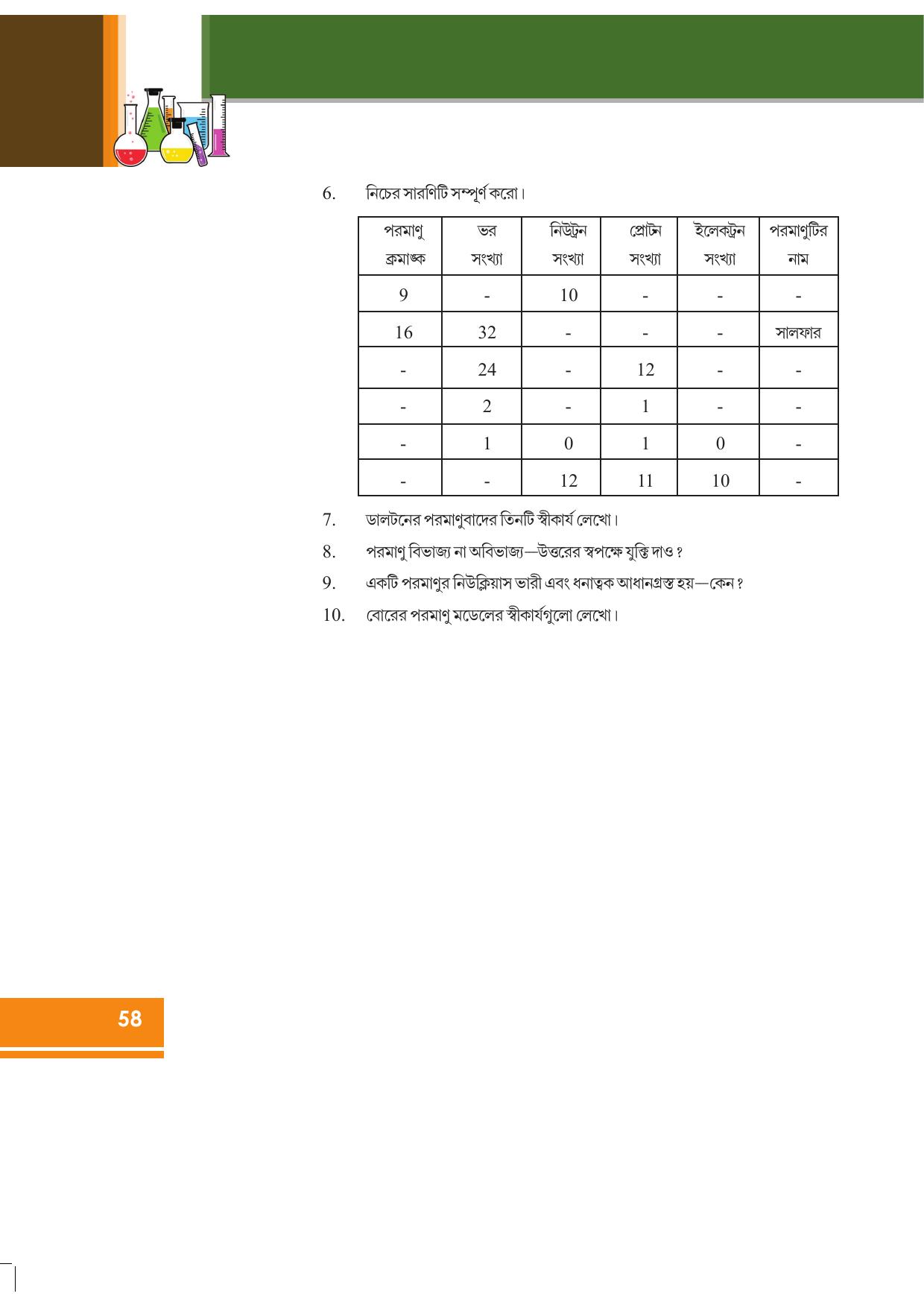 Tripura Board Class 9 Science English Version Workbooks - Page 64