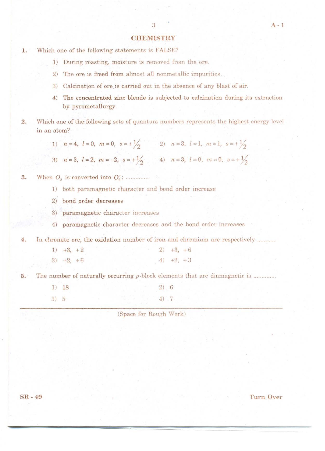 KCET Chemistry 2011 Question Papers - Page 2