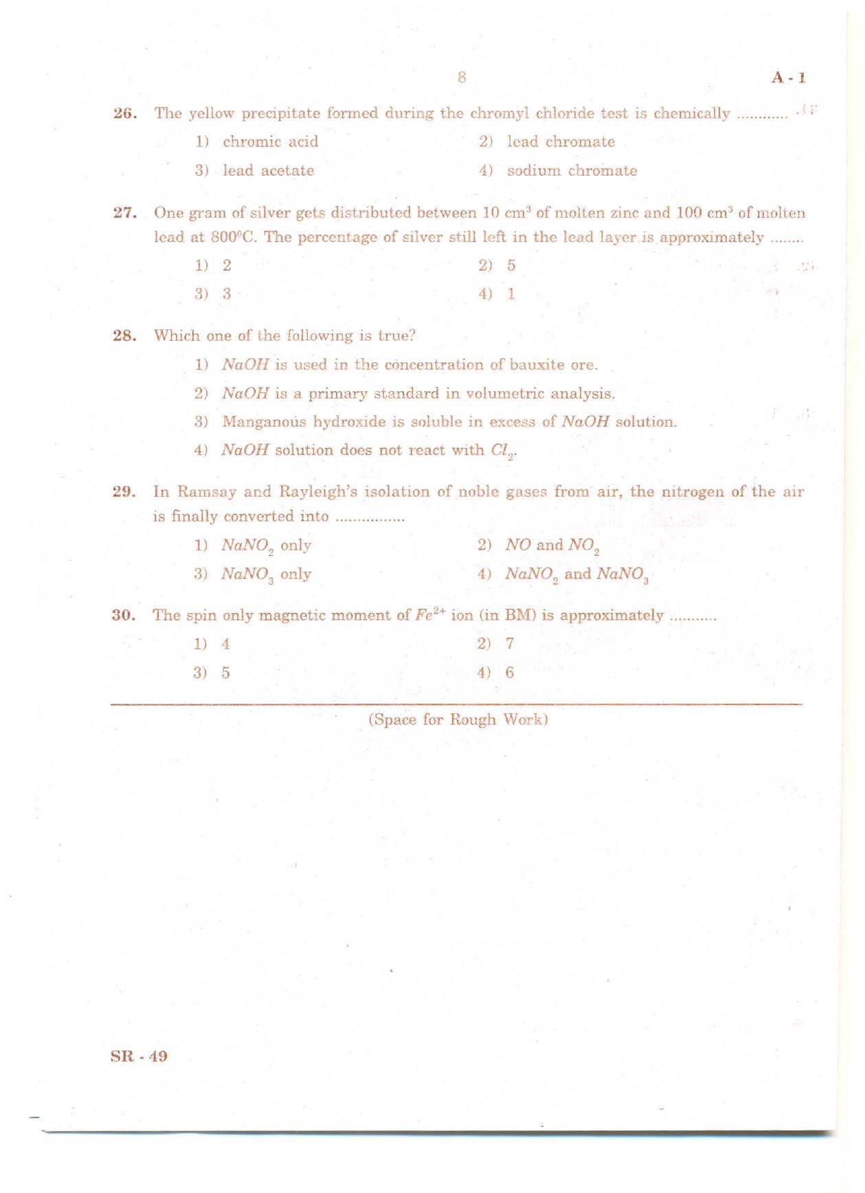 KCET Chemistry 2011 Question Papers - Page 7