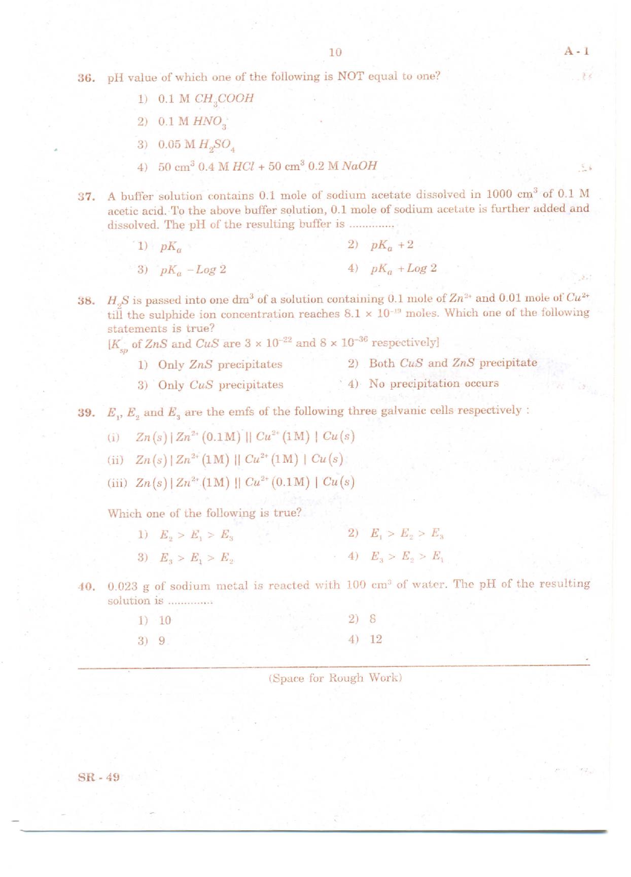 KCET Chemistry 2011 Question Papers - Page 9