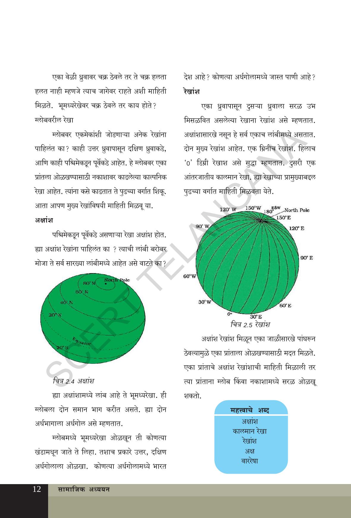 TS SCERT Class 6 Social Science (Marathi Medium) Text Book - Page 22