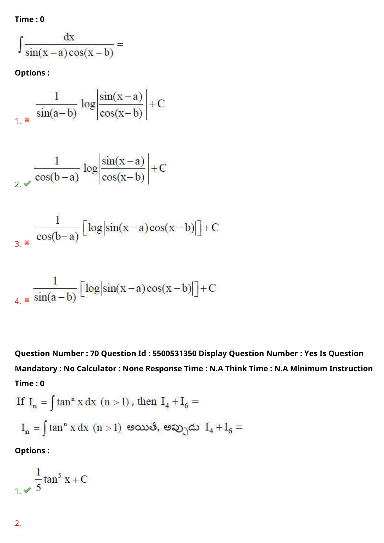 AP EAPCET 2023 - 18 May 2023 Forenoon - Master Engineering Question Paper With Preliminary Keys Shift 1 - Page 52