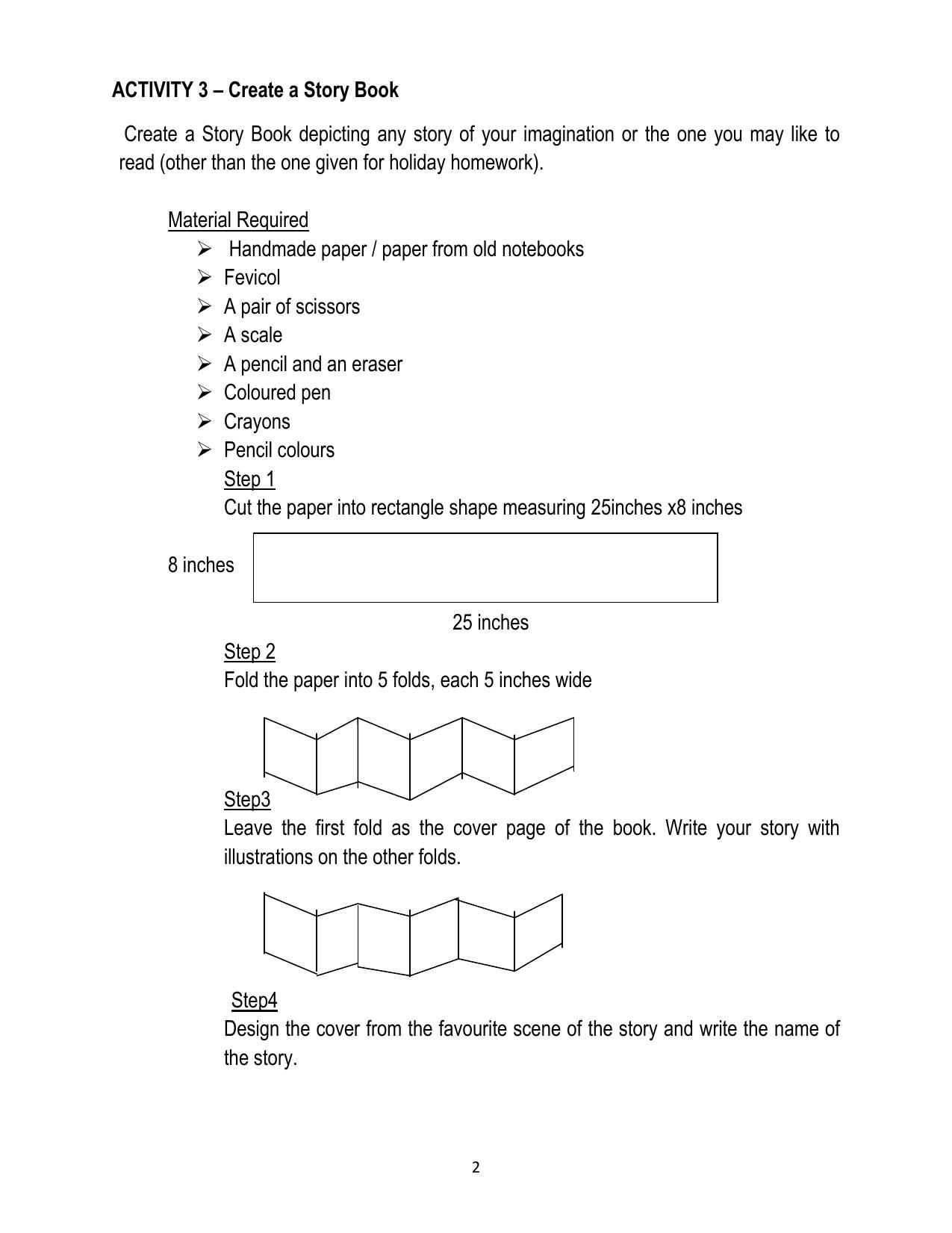 Worksheet for Class 2 English Revision Assignment 120 - Page 3