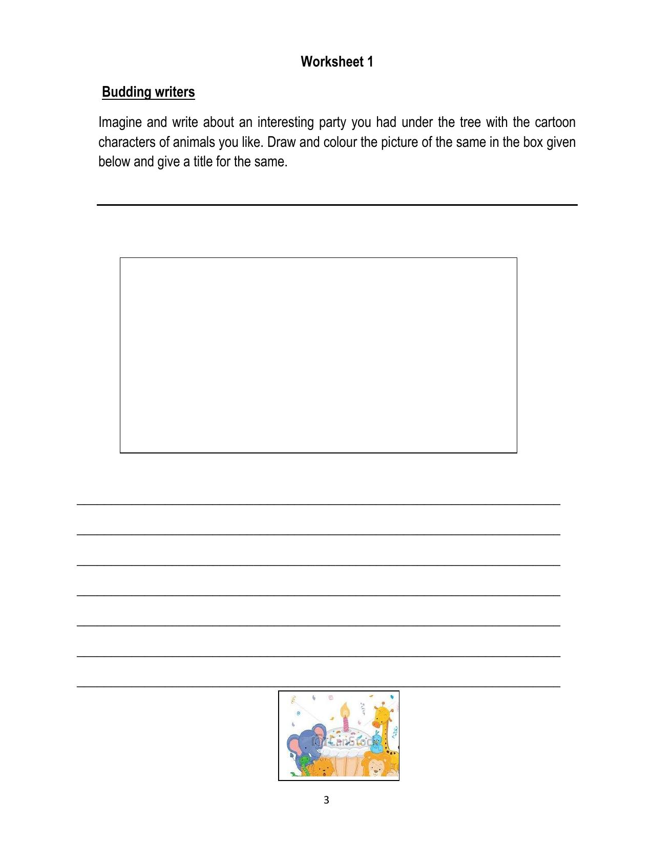 Worksheet for Class 2 English Revision Assignment 120 - Page 4