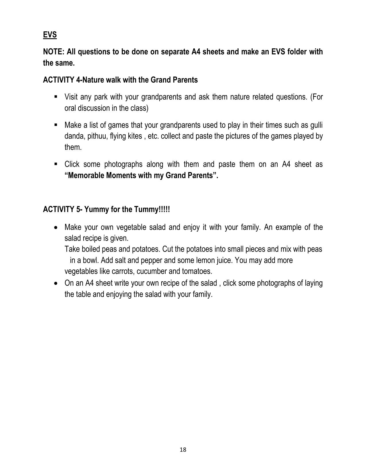 Worksheet for Class 2 English Revision Assignment 120 - Page 19