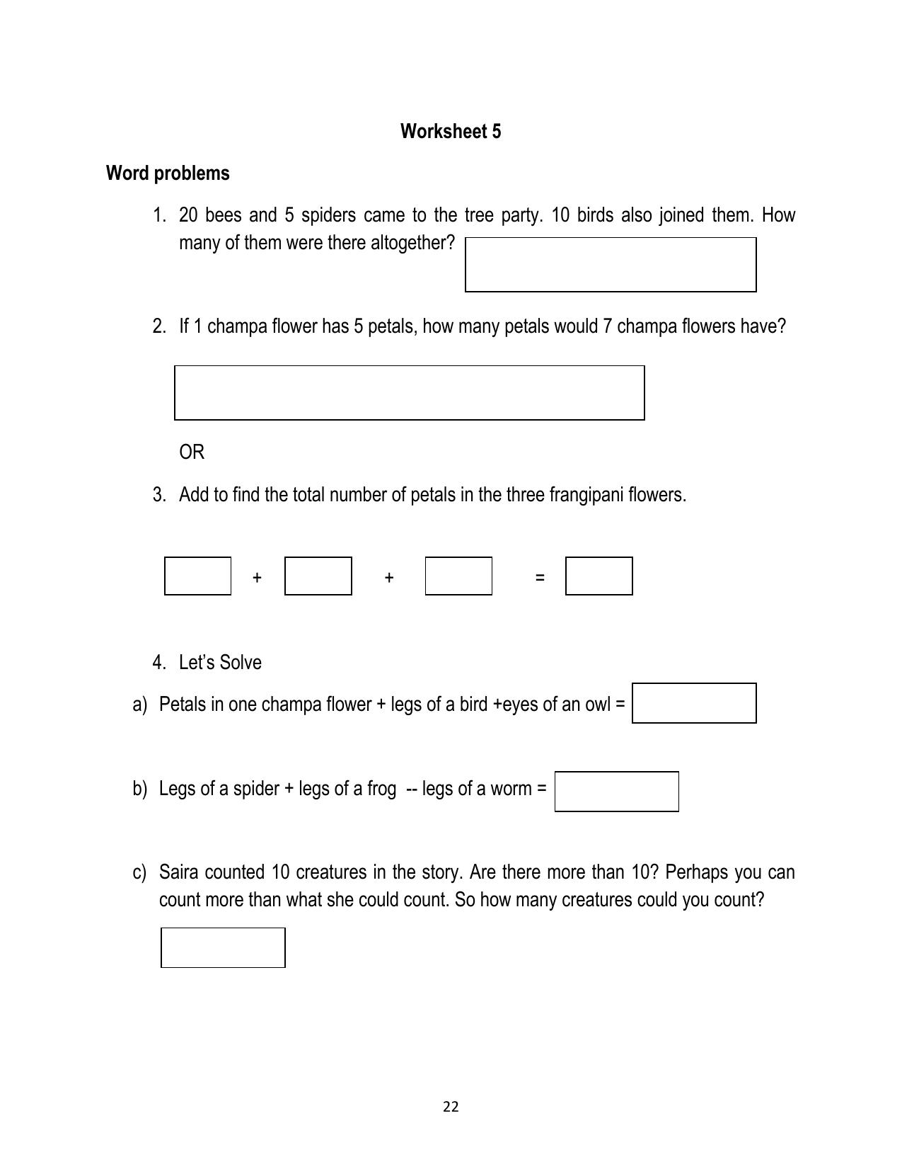 Worksheet for Class 2 English Revision Assignment 120 - Page 23