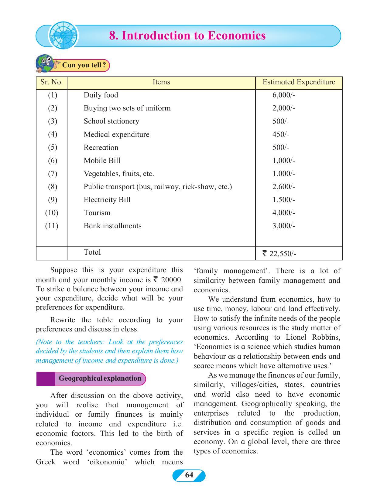 Maharashtra Board Class 9 Geography Textbook - Page 74