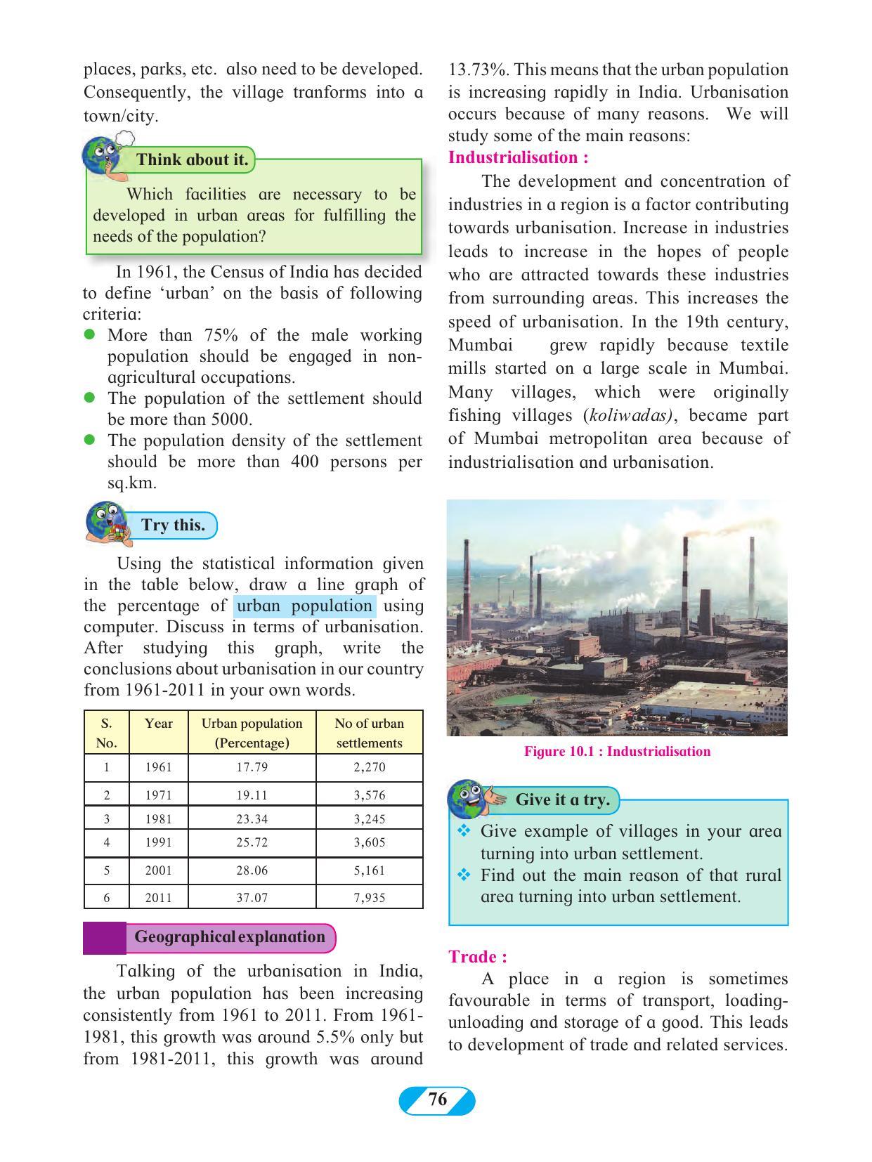 Maharashtra Board Class 9 Geography Textbook - Page 86