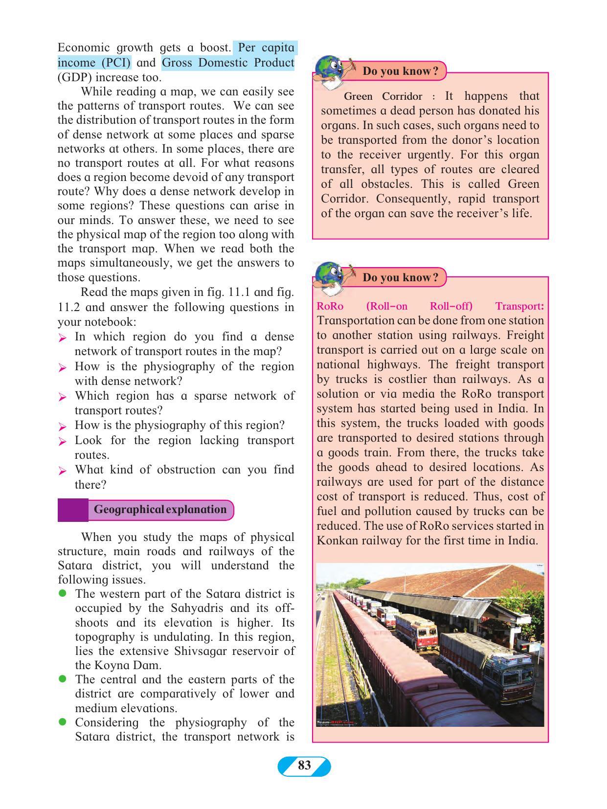 Maharashtra Board Class 9 Geography Textbook - Page 93