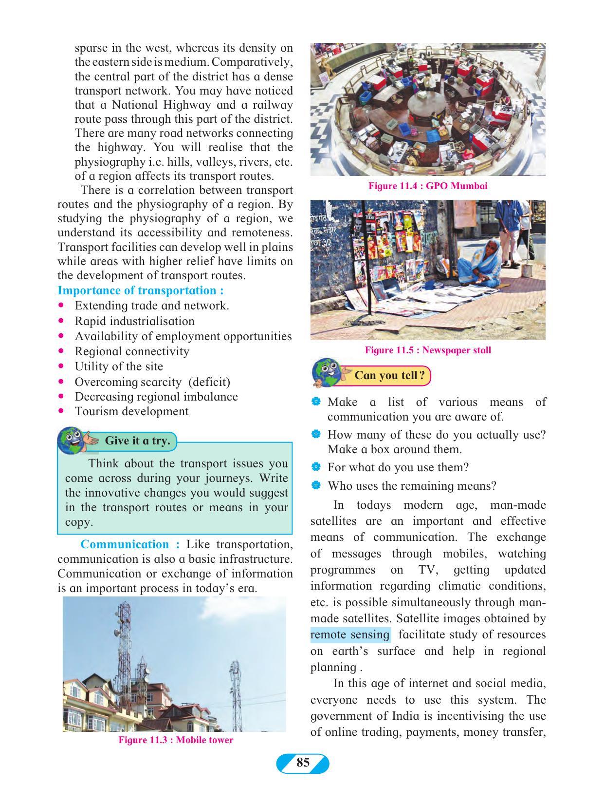 Maharashtra Board Class 9 Geography Textbook - Page 95