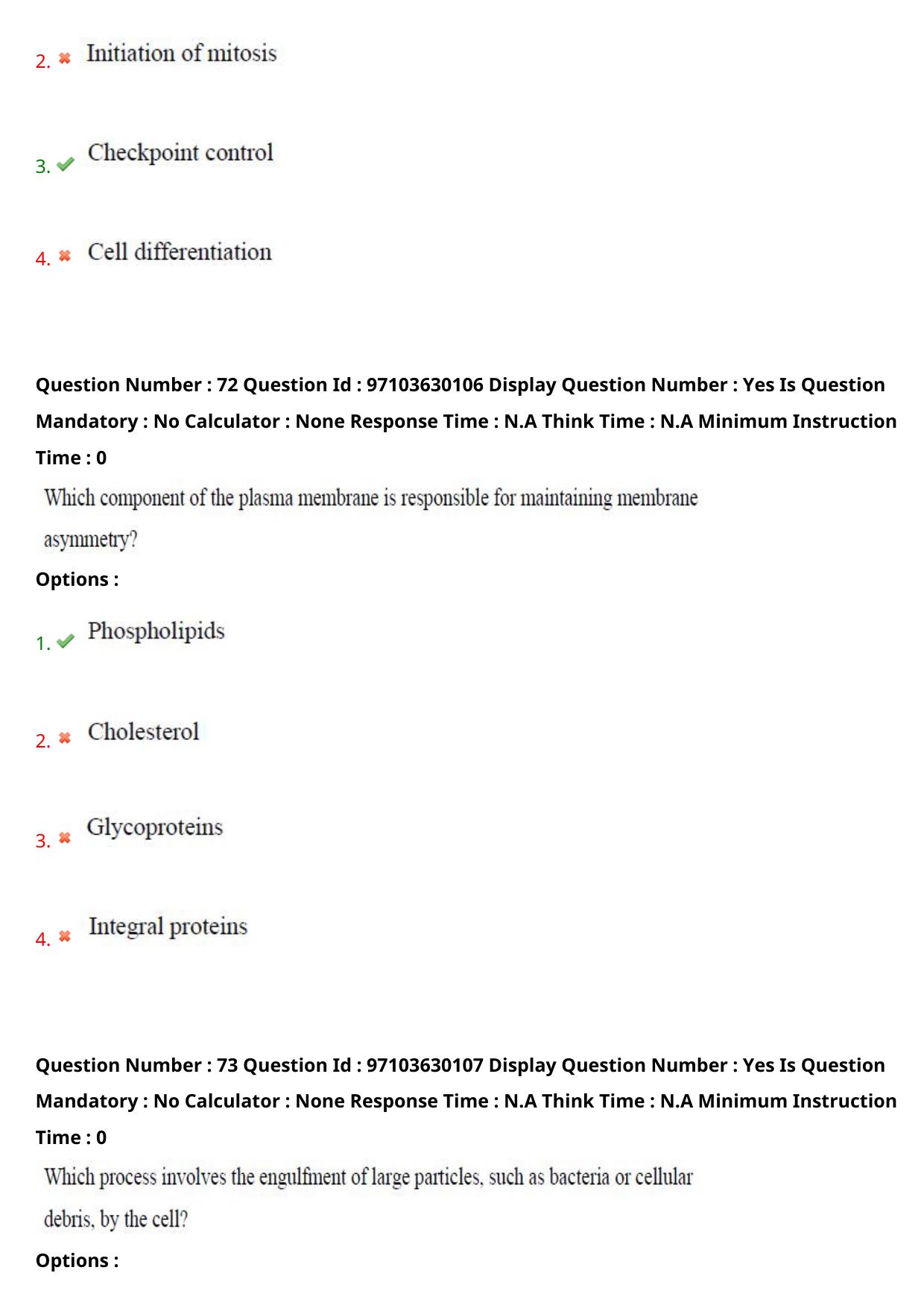 AP RCET 2024 Bio-Technology Question Paper - Page 45