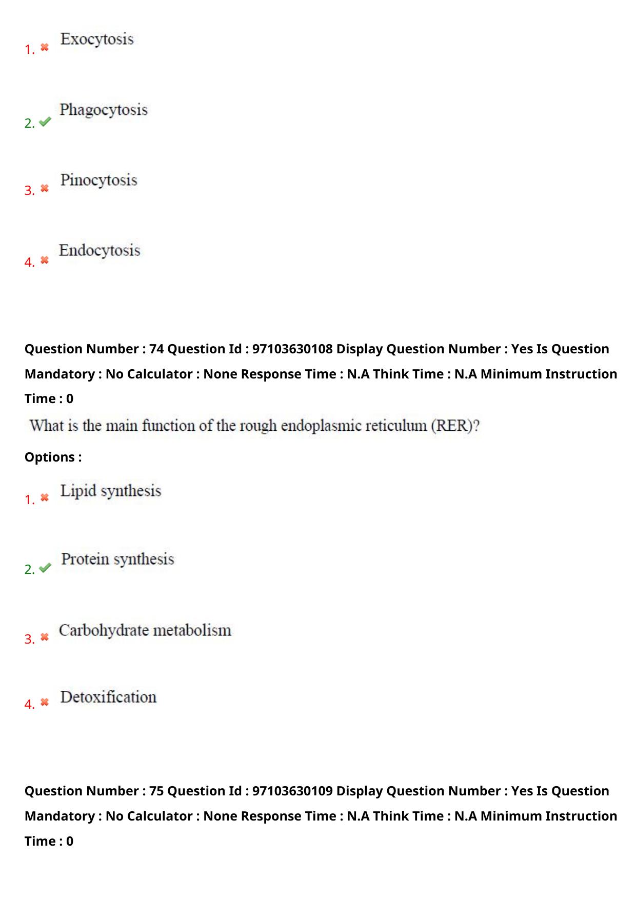 AP RCET 2024 Bio-Technology Question Paper - Page 46