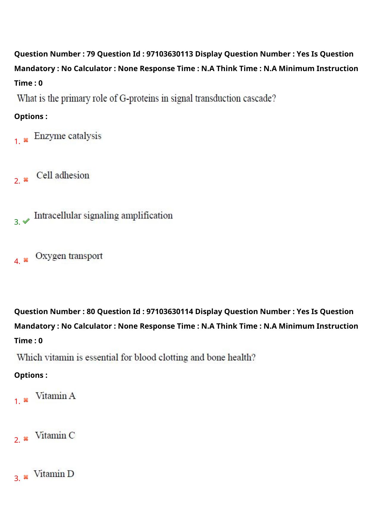 AP RCET 2024 Bio-Technology Question Paper - Page 49