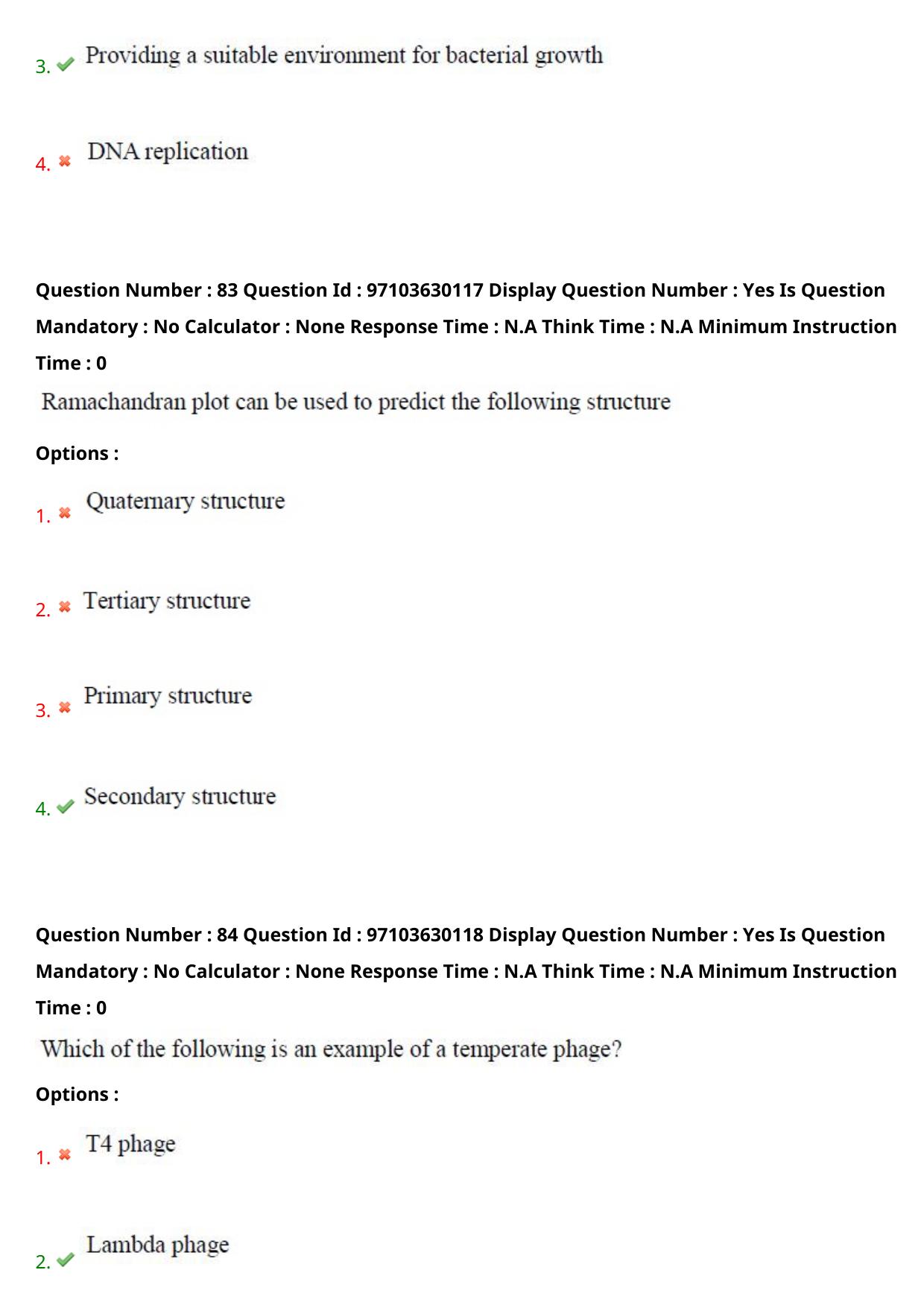 AP RCET 2024 Bio-Technology Question Paper - Page 51