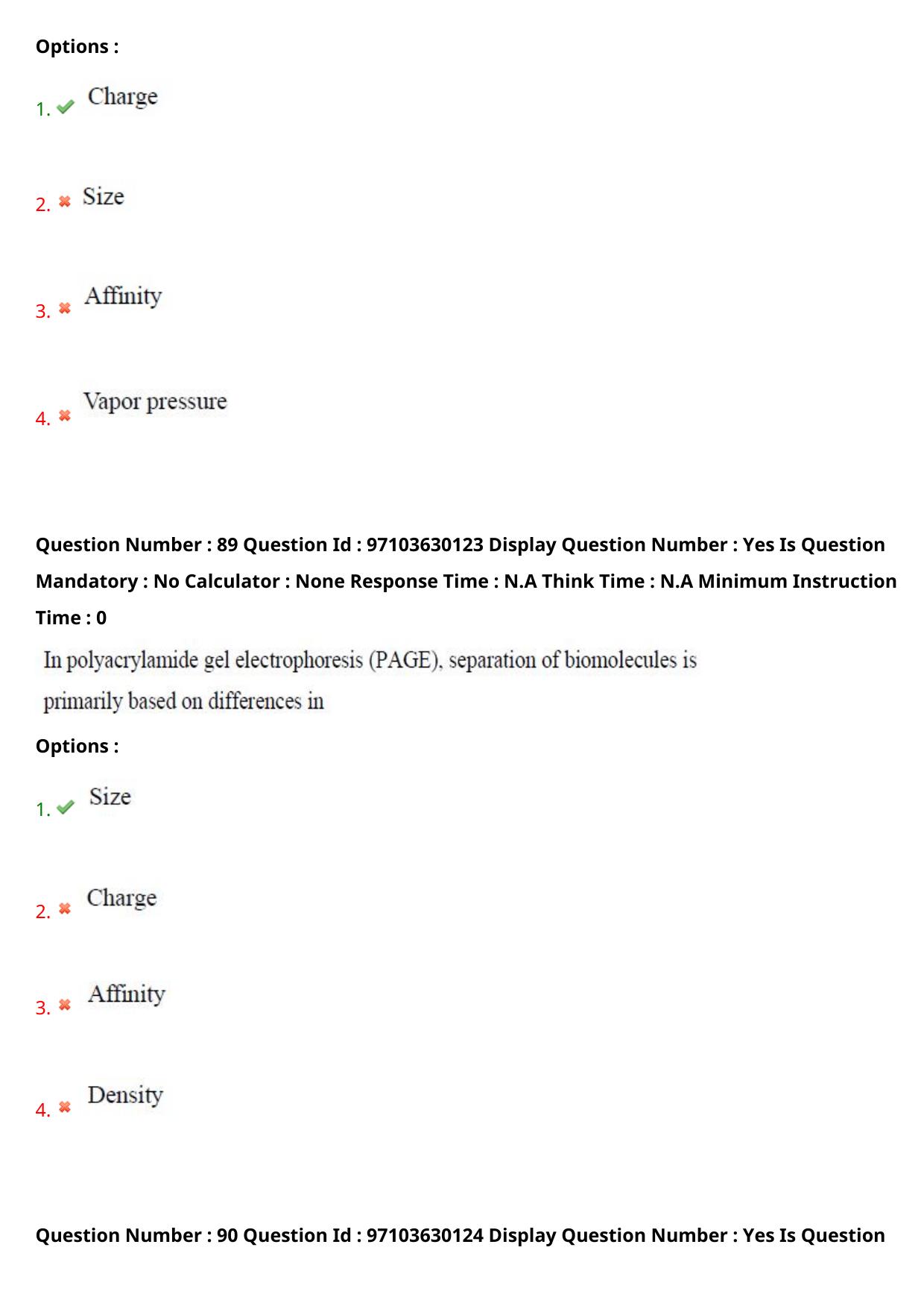 AP RCET 2024 Bio-Technology Question Paper - Page 54