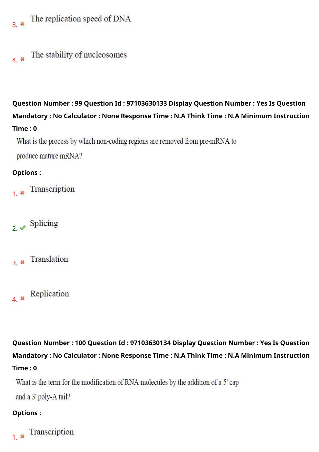 AP RCET 2024 Bio-Technology Question Paper - Page 60