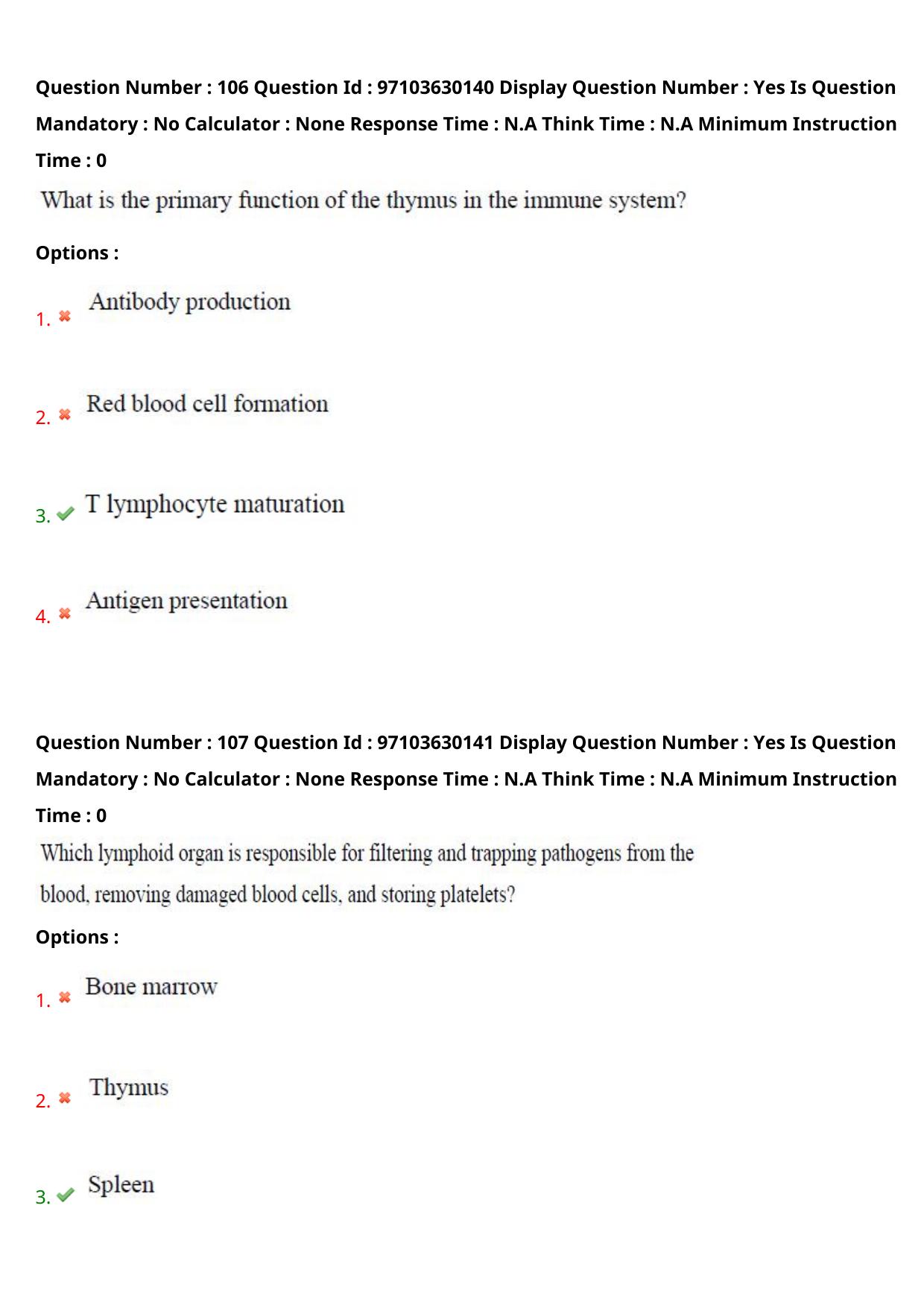 AP RCET 2024 Bio-Technology Question Paper - Page 64