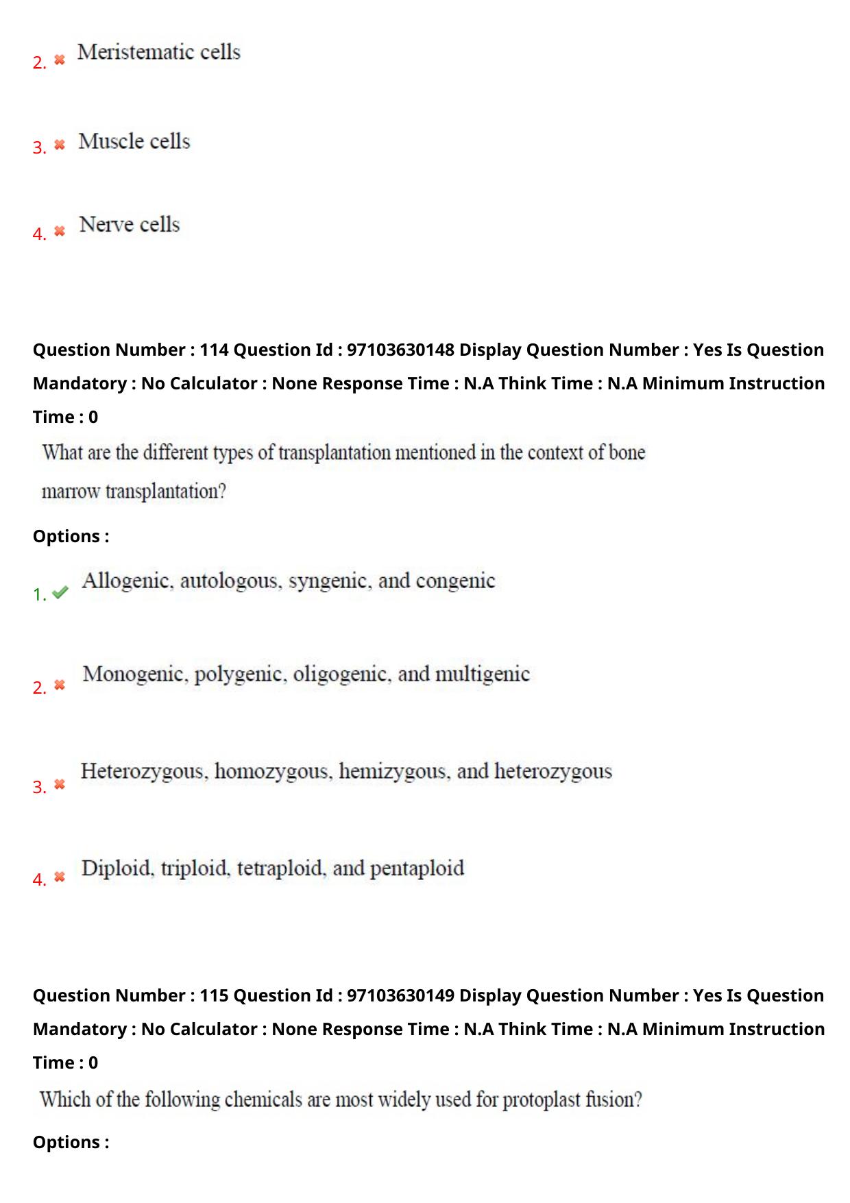 AP RCET 2024 Bio-Technology Question Paper - Page 68