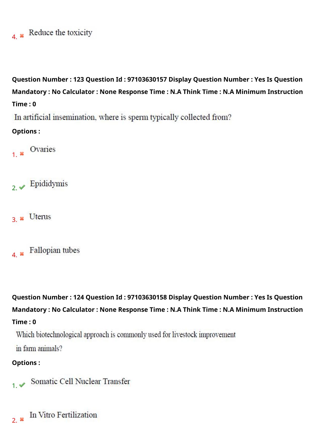 AP RCET 2024 Bio-Technology Question Paper - Page 73