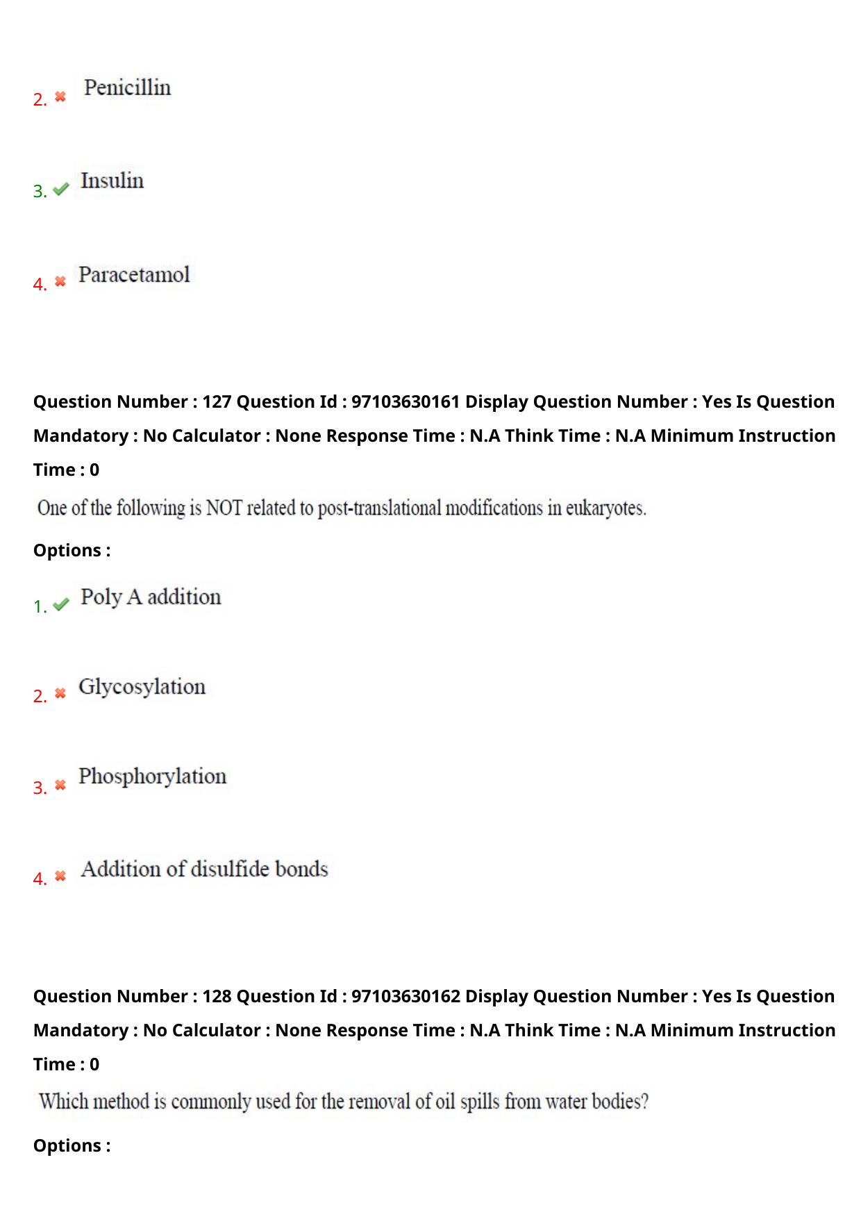 AP RCET 2024 Bio-Technology Question Paper - Page 75