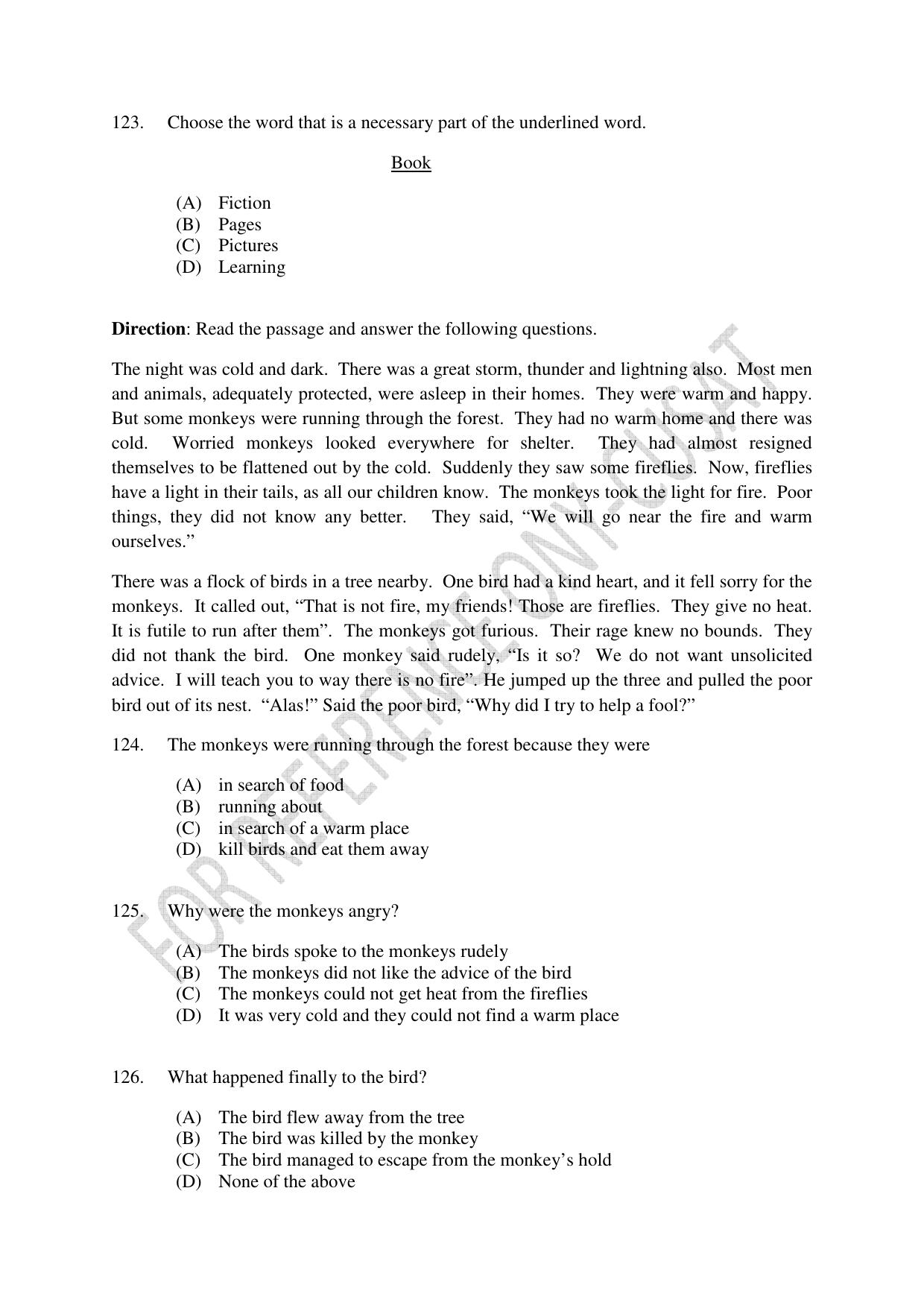 CUSAT CAT 2022 Test for B Voc programme Second Shift Question Paper - Page 29