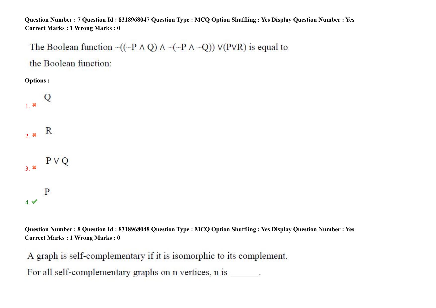 AP PGCET 2025 Computer Science Engineering Paper with Answer Key - Page 8