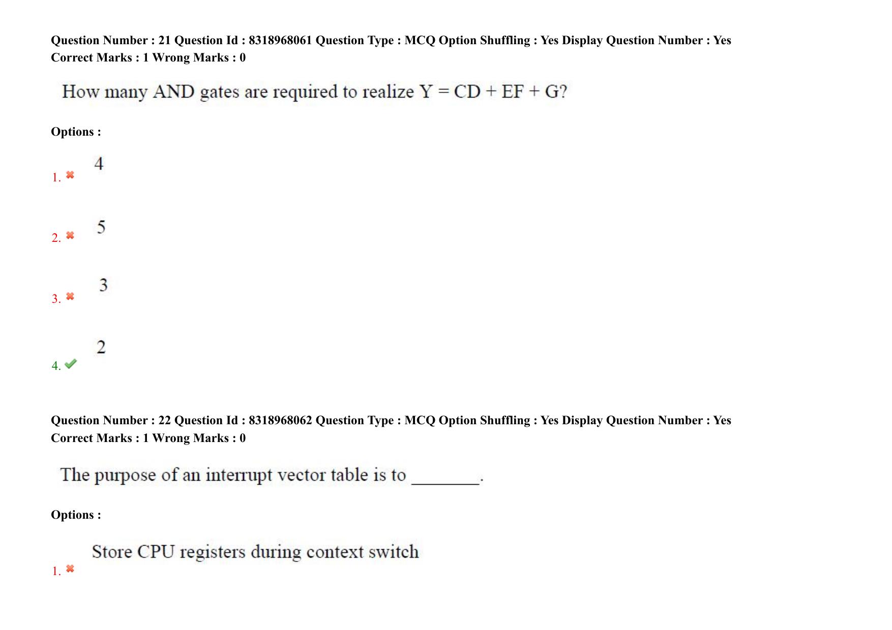 AP PGCET 2025 Computer Science Engineering Paper with Answer Key - Page 19