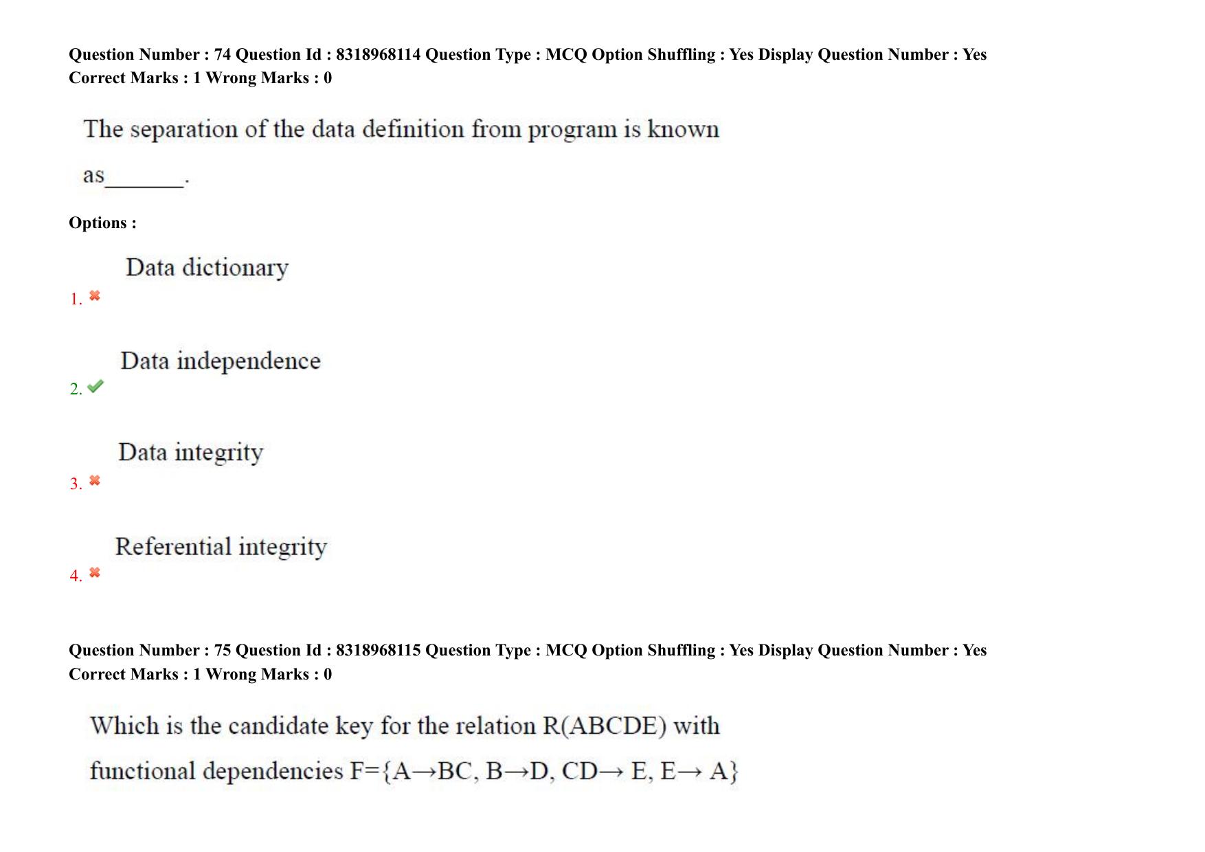 AP PGCET 2025 Computer Science Engineering Paper with Answer Key - Page 61