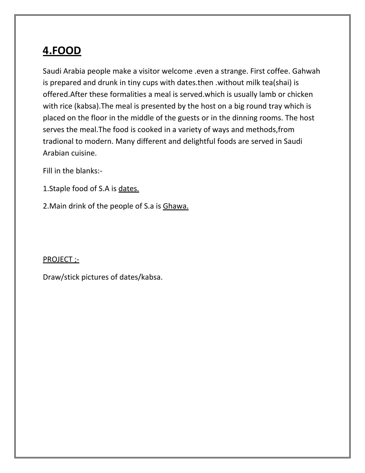 Worksheets for Class 2 EVS Assignment 53 Saudi Arabia - Page 6