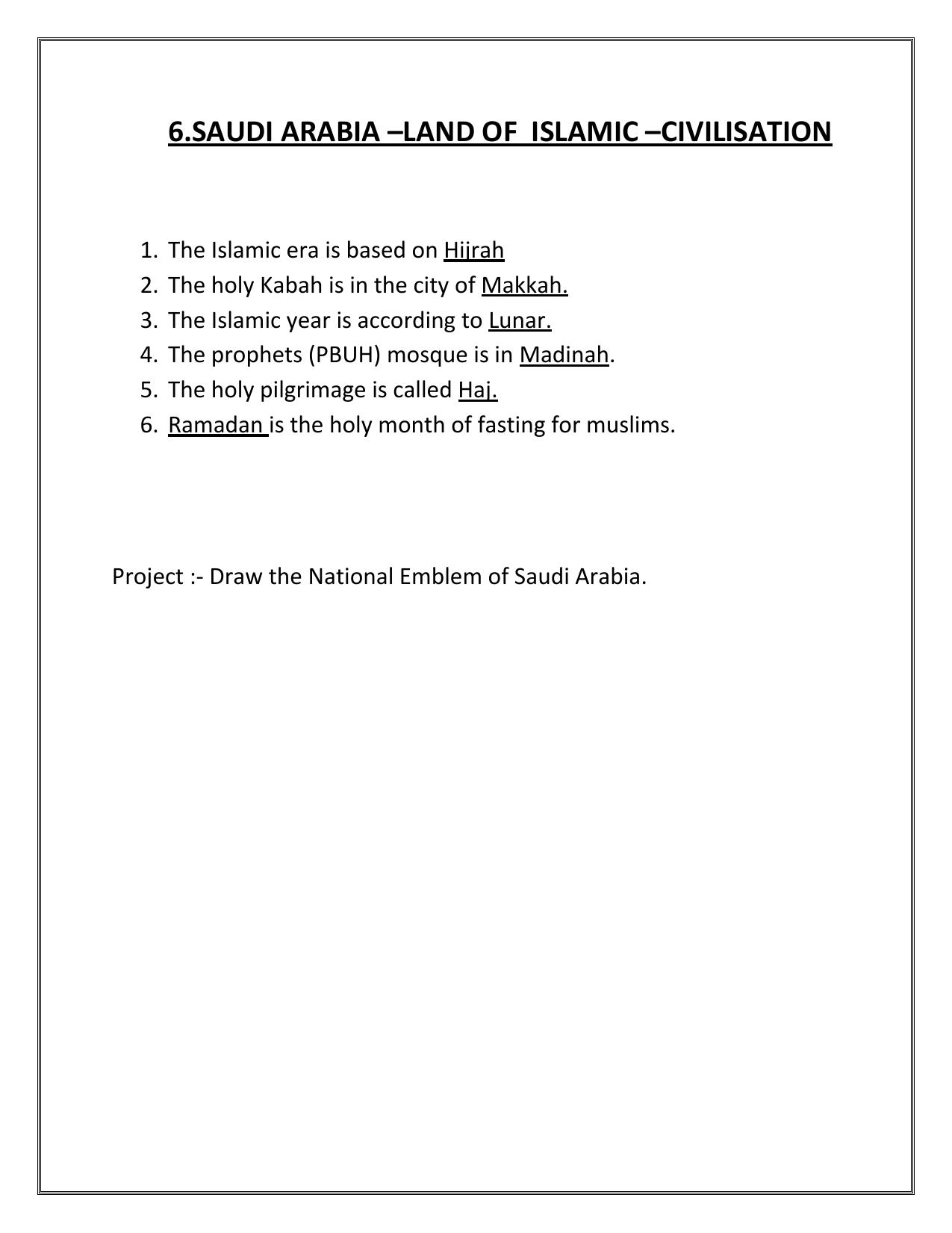 Worksheets for Class 2 EVS Assignment 53 Saudi Arabia - Page 8