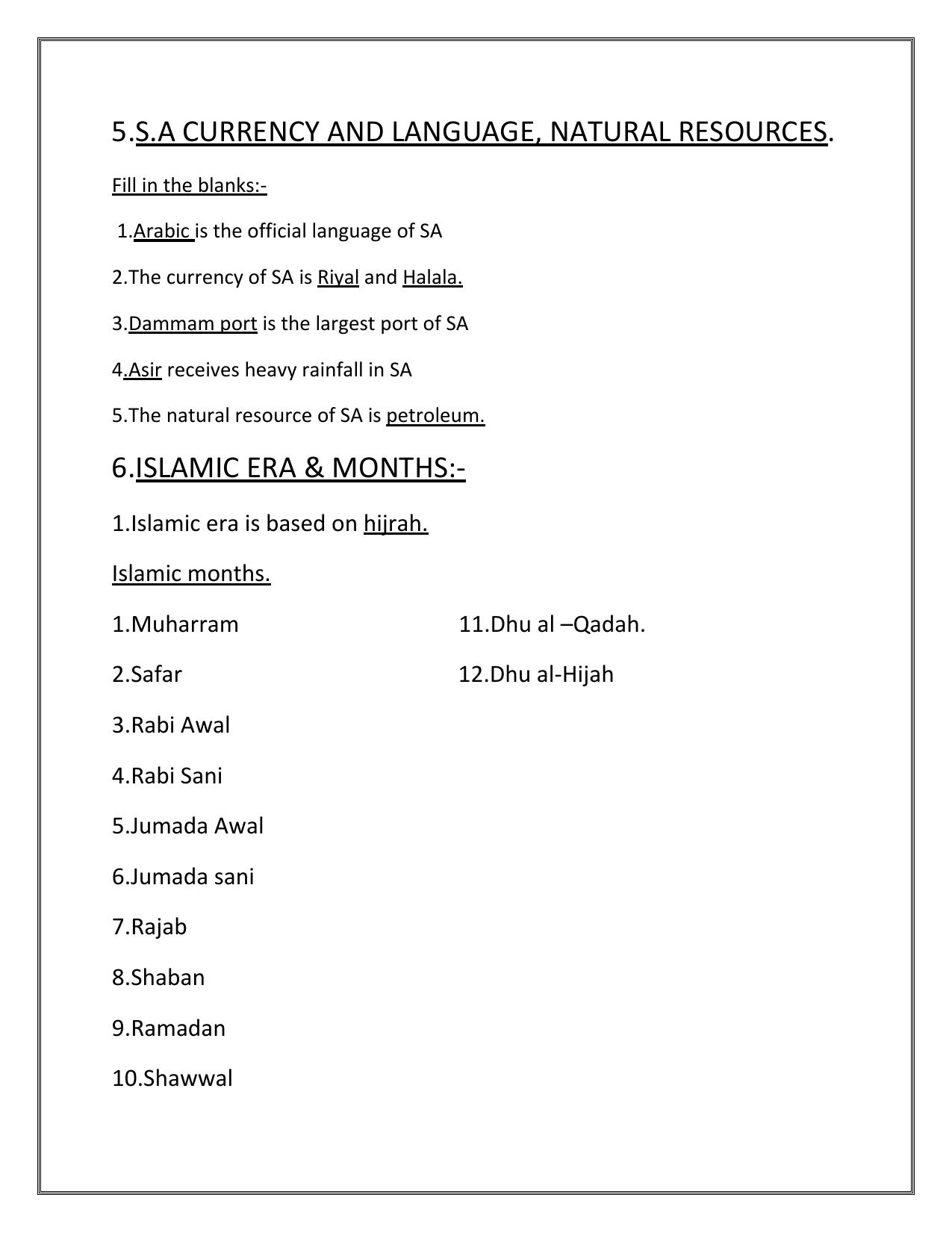 Worksheets for Class 2 EVS Assignment 53 Saudi Arabia - Page 15