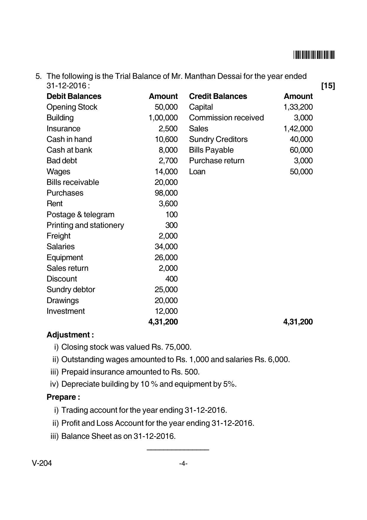 Goa Board Class 12 General Foundation Course (CWSN)  Voc 204 Cwsn (1) (March 2018) Question Paper - Page 4