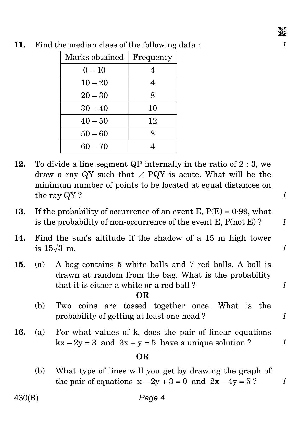 CBSE Class 10 QP_241_MATHS_BASIC_FOR_VI_CANDIDATES 2021 Compartment Question Paper - Page 4