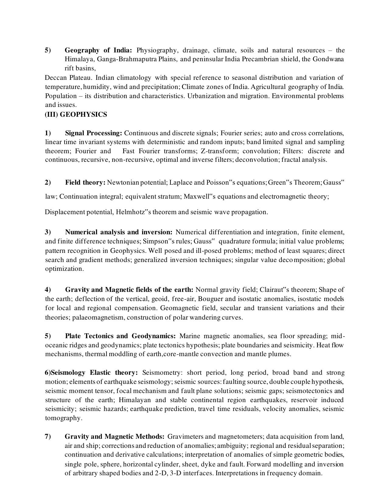 TNSET Syllabus - Earth Sciences - Page 6