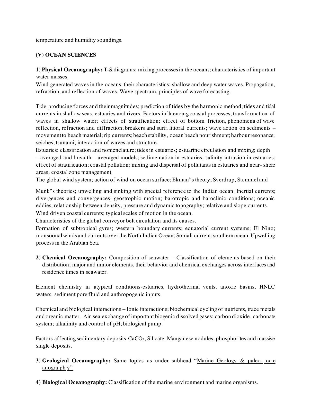 TNSET Syllabus - Earth Sciences - Page 9