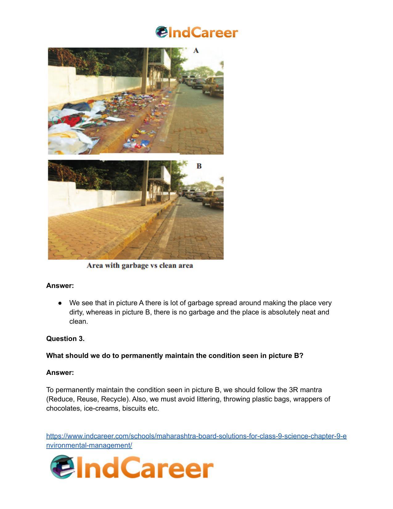 Maharashtra Board Solutions for Class 9- Science: Chapter 9- Environmental Management - Page 16