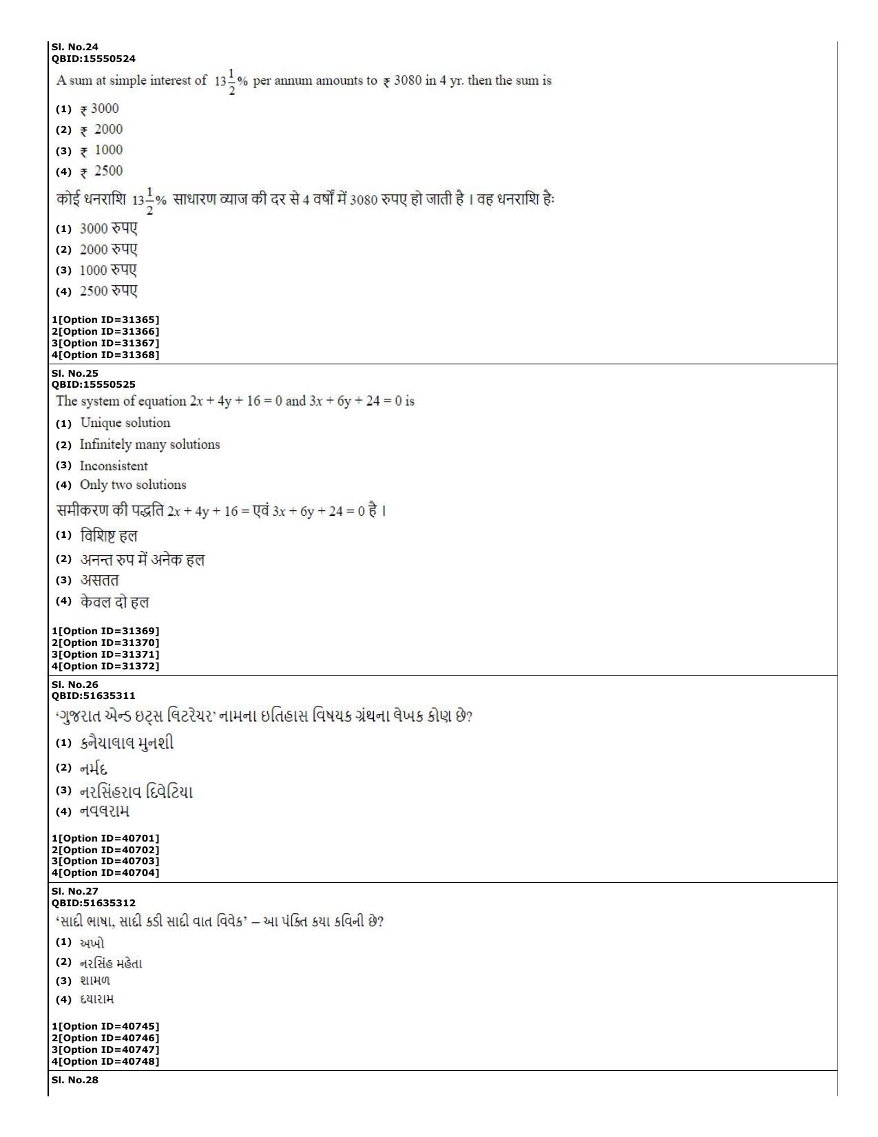 CUET (PG) 2022: PGQP-60 Gujarati (10-09-2022) Question Paper - Page 10
