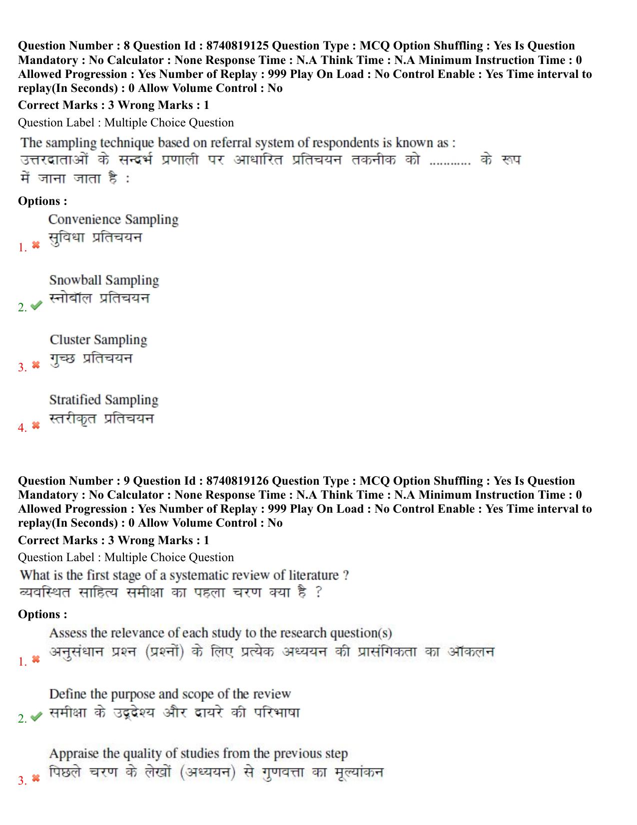 BHU RET Psychiatryi 2021 Question Paper - Page 6