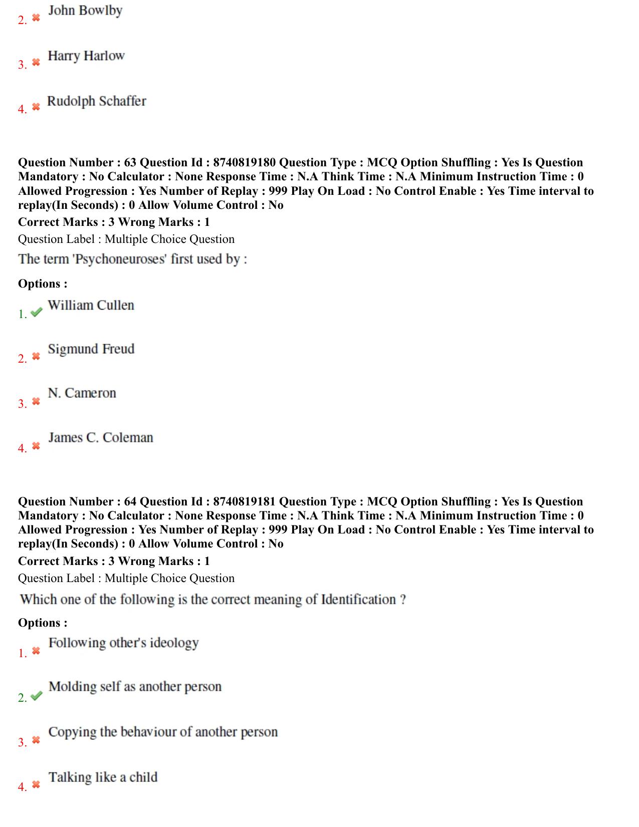BHU RET Psychiatryi 2021 Question Paper - Page 34