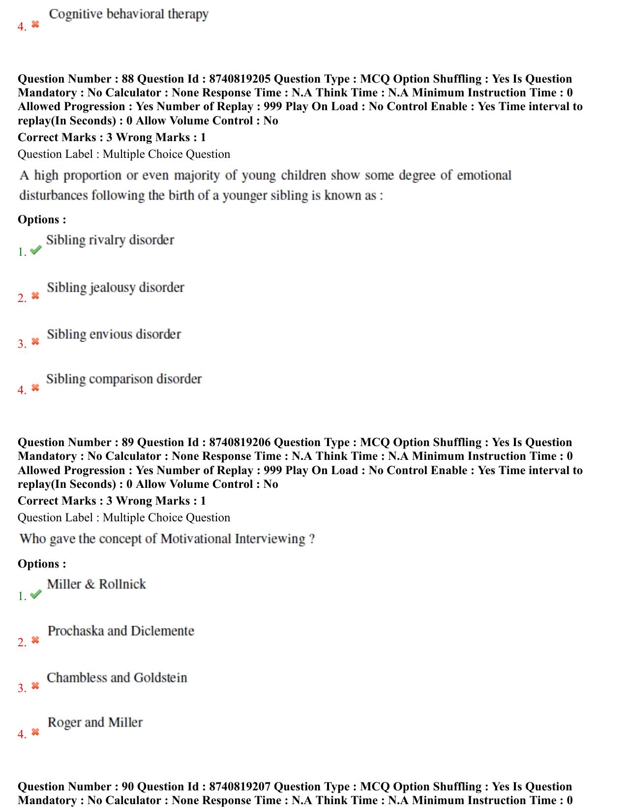 BHU RET Psychiatryi 2021 Question Paper - Page 45