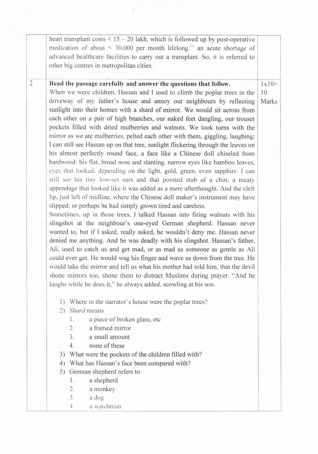 JKBOSE Class 12 General English Model Question Paper 2023 - Page 5